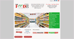 Desktop Screenshot of indiafoodex.com